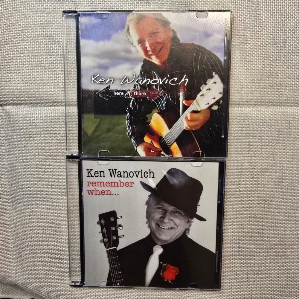 Ken Wanovich - Here & There / remember when... 2 CD Folk Acoustic